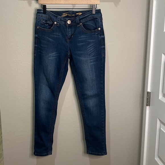 Seven 7 Jeans Blue Stretchy Ankle Skinny Vintage Slim 6 Comfy Citizens Humanity - Picture 2 of 11